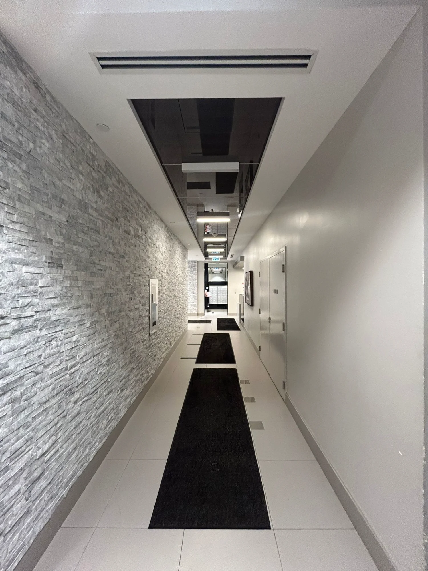 Immaculate hallway maintenance